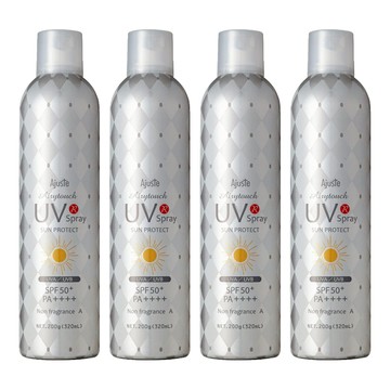 Ajuste 愛伽絲 高效防曬噴霧 SPF50+ PA++++ 無香料 防水防汗  4瓶  320ml