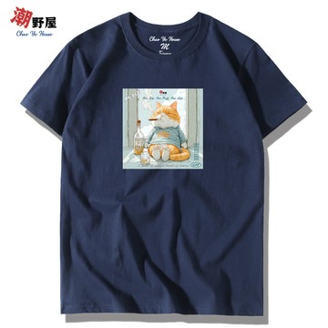 潮野屋 愜意貓的日常 貓咪 T恤 短袖上衣 衣服 潮T 短T 潮流 街頭 創意 可愛 休閒穿搭 WTS-3326