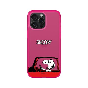 iPhone 15 Pro Max Clear 粉漾桃 - 史努比 Snoopy - 路怒症