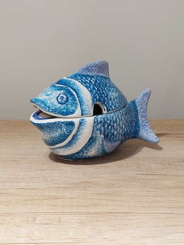 義大利手工陶-MD地中海 糖罐17cm