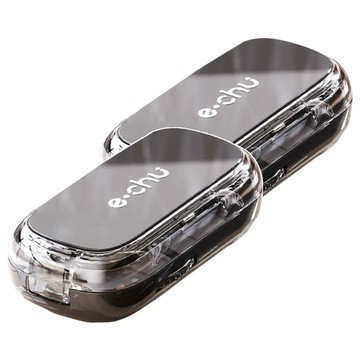 KANDO 感動 日式1/2 + 1/4切藥片器 e.chu-1214 黑色  2個