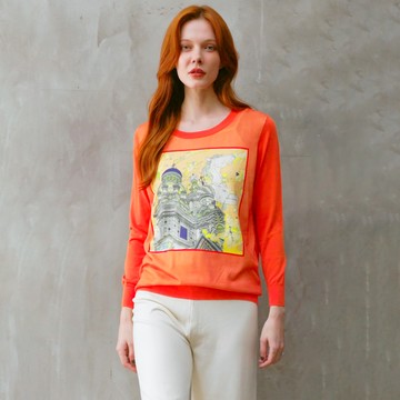 COLOR GARDEN｜歐式宮廷針織上衣｜蠶絲羊毛棉【MON’S 流行服飾】