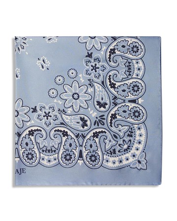Maje Bandana Print Silk Scarf