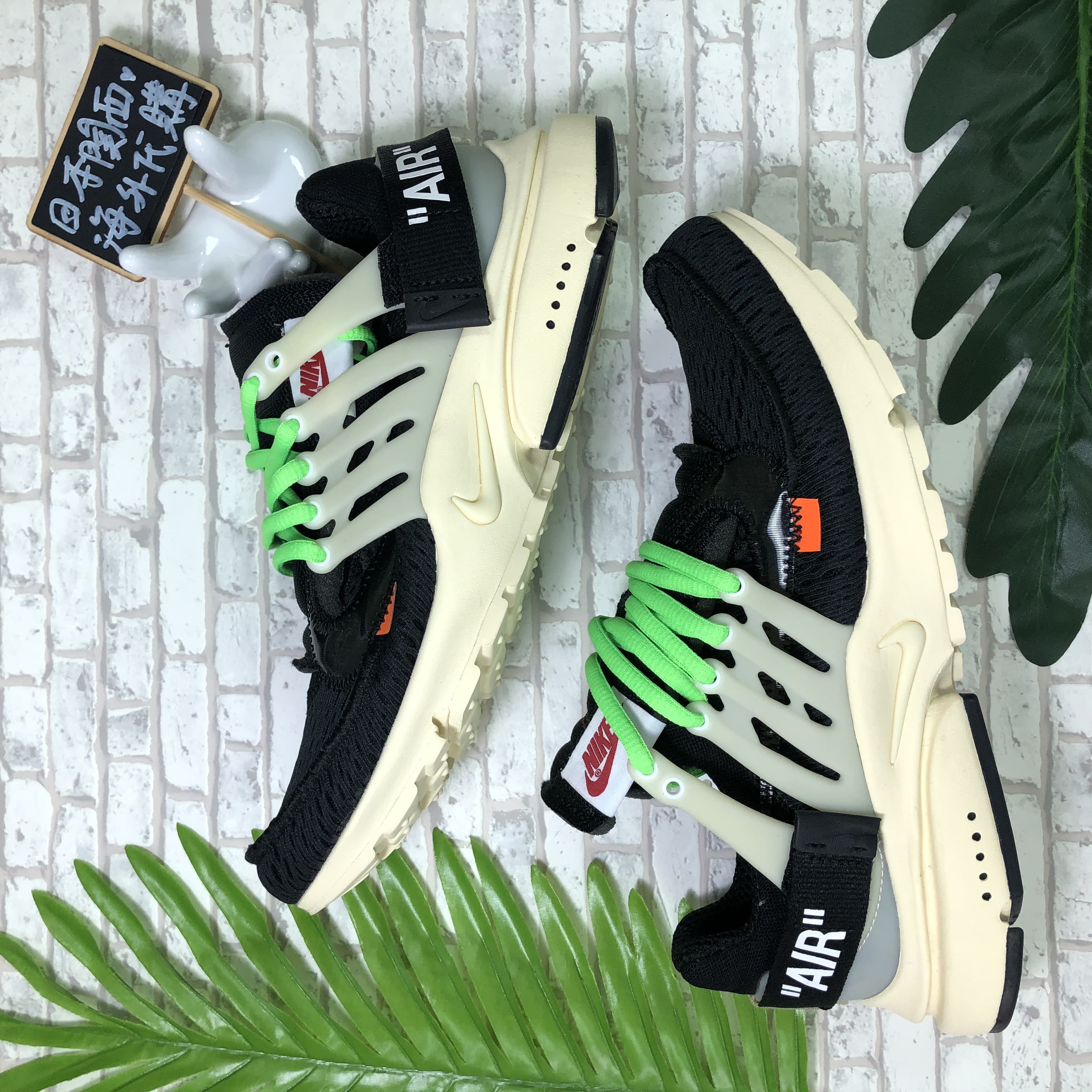 Off White x Nike Air Presto 1.0 聯名魚骨縫補男女AA3830-001推薦