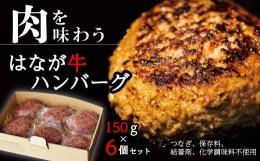 はなが牛ハンバーグ　150g×6個セット