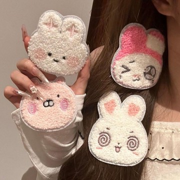 【蜜糖の髮箍】臺灣出貨可愛卡通萌兔魔術貼甜妹少女ins風百搭碎髮無痕劉海貼整理神器