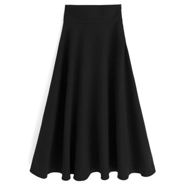 G*L和mot+合作款新款日系甜美百搭松緊高腰顯瘦A字半身裙fo1849