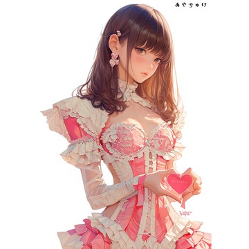 【12月新品6】07-111-0057 人物貼紙 性感情人節女孩