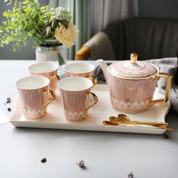 英式下午茶茶具陶瓷咖啡杯套裝歐式小奢華高檔禮盒家用杯子帶托盤