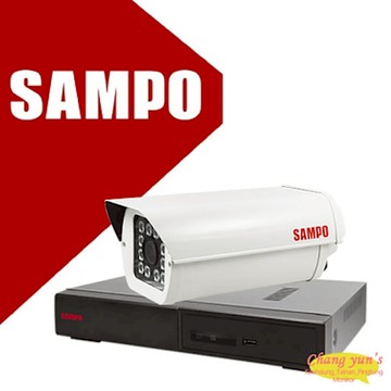 昌運監視器 SAMPO 聲寶 4路1鏡優惠組合 DR-TWEX3-4 VK-TW2C98H 2百萬紅外線攝影機 監視器