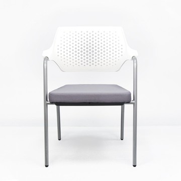 Mojo 四腳設計師椅 | 白背 x 多色座墊 | 商業空間