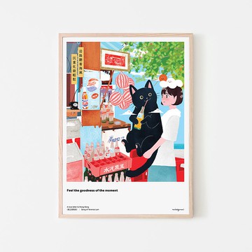 missquai 給香港的情書系列A3海報 - 夏之風物詩