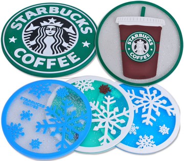 創意咖啡杯墊橡膠杯墊酒吧防滑杯墊隔熱墊軟歐式杯墊碗墊酒吧茶墊