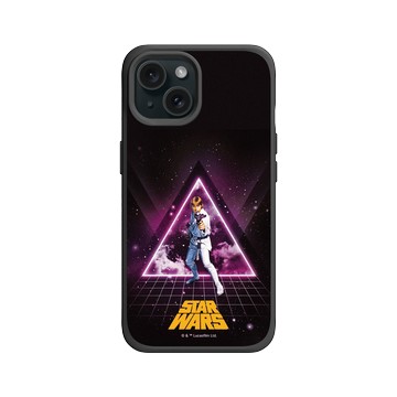iPhone 15 SolidX 黑 - 迪士尼-星際大戰 Star Wars - 天行者路克-復古系列