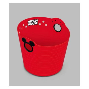 【震撼精品百貨】米奇/米妮 迪士尼 DISNEY MICKEY 米奇 R36塑膠置物籃(24L/紅色) 日本製31383 震撼日式精品百貨