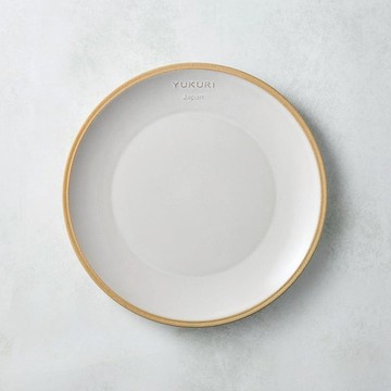 日本美濃燒 - 簡約淺盤 - 21.5 cm - 兩款任選 窯變