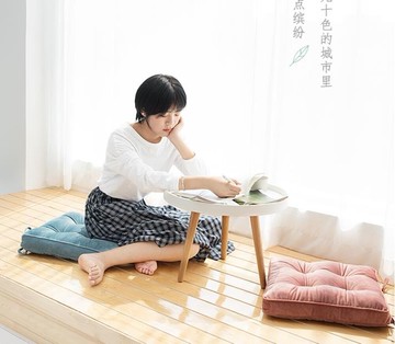 坐墊  坐墊女椅子家用餐椅椅墊辦公室墊子加厚軟座墊學生宿舍屁股墊  瑪麗蘇