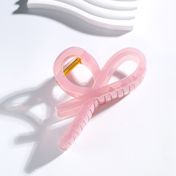 粉紅醋纖髮夾(J052L0W012K) - JUJURY
