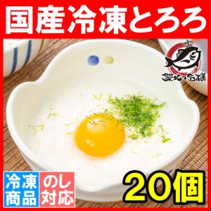 冷凍 とろろ 国産 無添加トロロ 40gパック×20個 業務用でお得な使い切りとろろ【長いも 長芋 ながいも トロロ とろろいも とろろ芋 やま