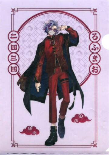 不破湊A4文件夾虛擬YouTuber真人ROF-MAO四神造型商品