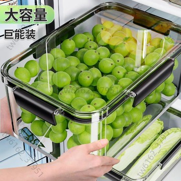 【臺灣有貨 免運】密封高透收納盒 食品級PET 10000ml大容量 密封保鮮盒 冷凍盒 水果整理盒 專用泡菜盒 密封盒
