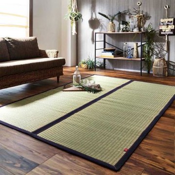 IKEHIKO | 藺草地毯BeeGuDenim 191x191x0.6cm 沖繩質感 (1件)