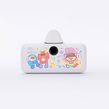 weiweiboy聯名款－iWalk 直插式行動電源 Pro 五代 4800mAh 快充升級版  可愛大王 【JC科技】