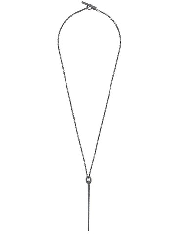 Parts of Four - medium spike necklace - unisex - Diamond/Sterling Silver - One Size - Grey