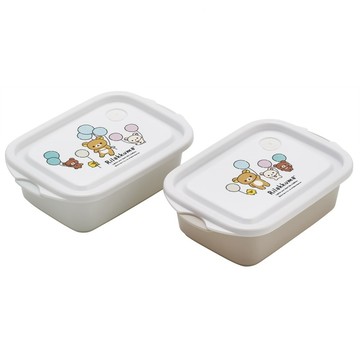 Skater R/K 塑膠AG抗菌保鮮盒 500ml 2件組  1套  容器 2個 + 蓋子 2個