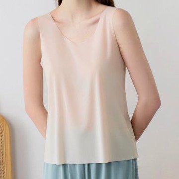 華歌爾-涼感 M-3L 無痕背心蘭姿LT510425SN(裸妝膚)