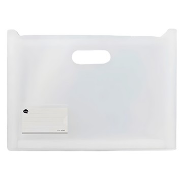 珠友文化 A4雜誌架站立式風琴夾  透明色  1個