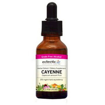 Cayenne 1 Oz with Alcohol by Eclectic Institute Inc