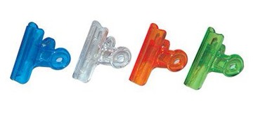 筆樂 Penrote KC021 29mm 9505 透明票夾(顏色隨機出貨)-24個入 / 筒