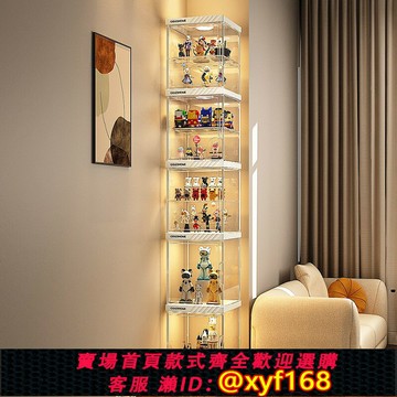 {保固一年 可打統編}手辦展示柜透明盲盒展示架子高達仿亞克力英港適用樂高模型收納盒