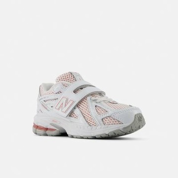 New Balance NB 休閒鞋 1906 寬楦 中童 白 褪色紅 童鞋 魔鬼氈 緩震 運動鞋 PV1906CL-W