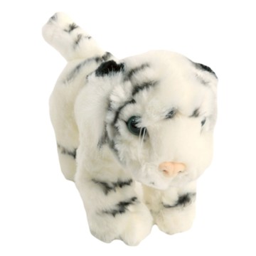 國王老虎 白虎絨毛娃娃  1個  14cm  白虎