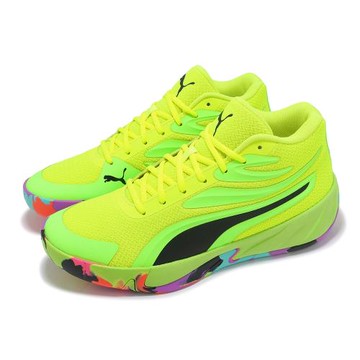 Puma 籃球鞋 Court PRO Marble 男鞋 女鞋 綠 黑 入門款 運動鞋 31139402