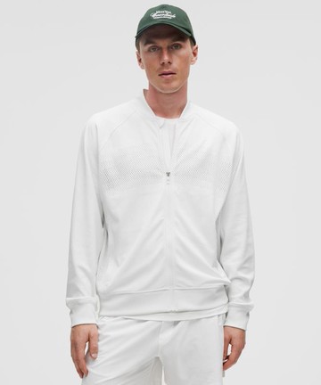 Engineered Knit Mesh Tennis Jacket Size XS