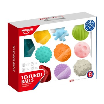 PLAYFUL TOYS 頑玩具 嬰兒軟膠捏捏球  多色  1組  6.5~8cm