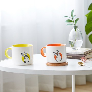 兔顯幸福 中秋馬克杯禮盒