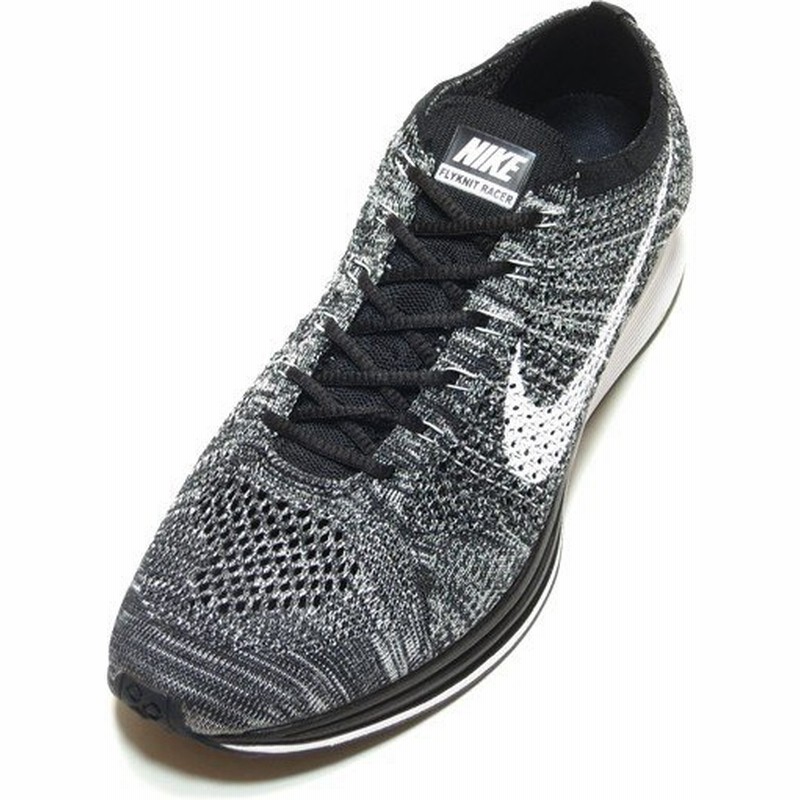 Nike Flyknit Racer Black White Oreo ナイキ フライニットレーサー オレオ ブラック ホワイト 黒白 通販 Lineポイント最大0 5 Get Lineショッピング