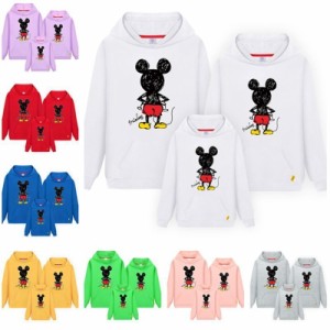 ミッキー トレーナー Disney 親子ペア 家族 ディズニー Mickey 秋 スウェット トップス パーカー 親子服 カジュアル家族 お揃い 通販 Lineポイント最大4 0 Get Lineショッピング
