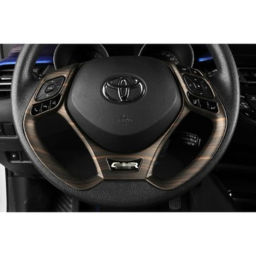 ~歐力斯~豐田 TOYOTA 16-23年 C-HR CHR 方向盤裝飾亮片 方向盤飾框 方向盤裝飾框 木紋