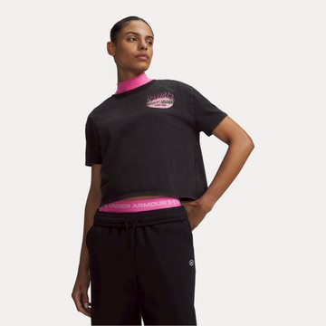 UA 女 HB Run HW Wash 短袖T-Shirt 人氣新品