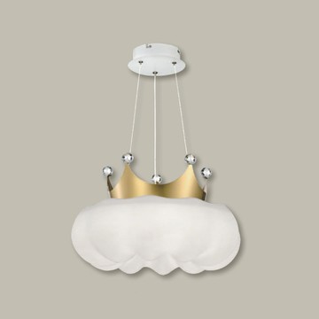 皇冠雲朵造型36W三色光吊燈 F37-21-91153