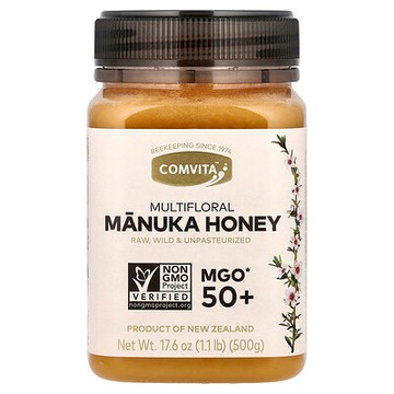 Comvita, 多花麥盧卡蜂蜜，MGO 50+，17.6 盎司（500 克）