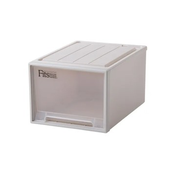 【日本天馬】日本製 Fits 39面寬單層抽屜收納箱-高30CM-3入