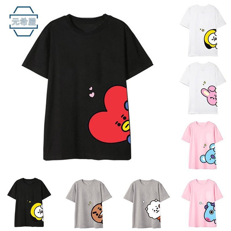 新品 BTS(防弾少年団) BT21 Tシャツ BTS グッズ 服 半袖 打歌服 周辺応援服 グッズ レディース メンズ 男女兼用 春夏Tシャツ  韓流グッズ 通販 LINEポイント最大0.5%GET | LINEショッピング