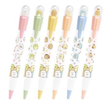 日本製造San-X可愛角落生物造型原子筆角落小夥伴牆角生物圓珠筆PP4520(黑色0.7mm筆芯)