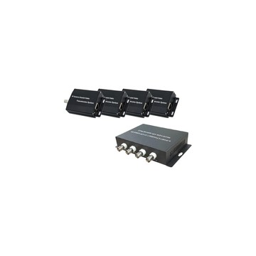 其它品牌 昌運監視器 4路 IP 轉同軸傳輸延長器 一對 最遠可達600M